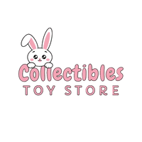 Logo of Collectibles Toy Store with a cartoon bunny on a white background